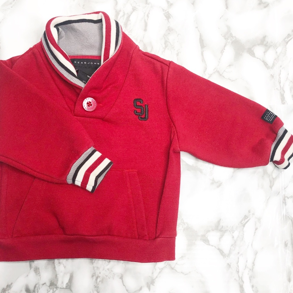 Sean John Red Sweater for 18 M P.Diddy